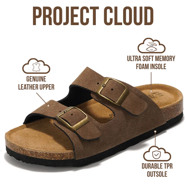 Project Cloud Kids | Genuine Leather Slides for Kids | Water Resistant | Lightweight | Non-Slip - Little Venita - Image 27