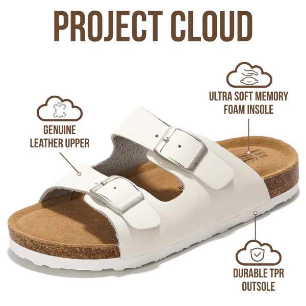 Project Cloud Kids | Genuine Leather Slides for Kids | Water Resistant | Lightweight | Non-Slip - Little Venita - Image 33