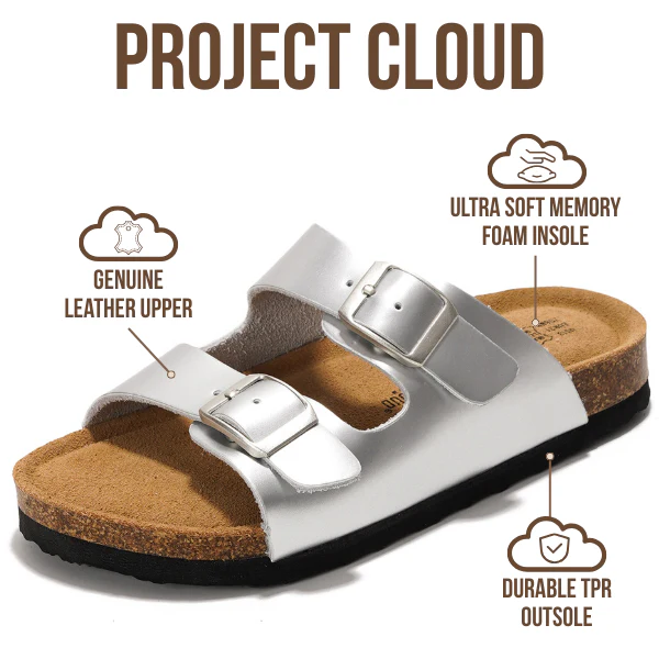 Project Cloud Kids | Genuine Leather Slides for Kids | Water Resistant | Lightweight | Non-Slip - Little Venita - Image 39