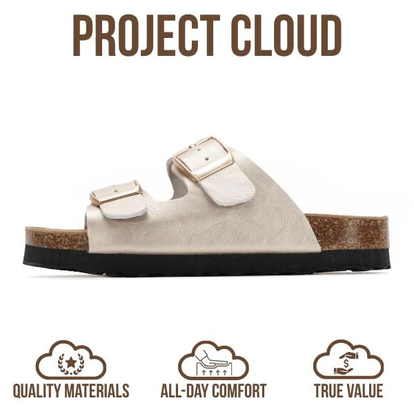 Project Cloud Kids | Genuine Leather Slides for Kids | Water Resistant | Lightweight | Non-Slip - Little Venita - Image 46