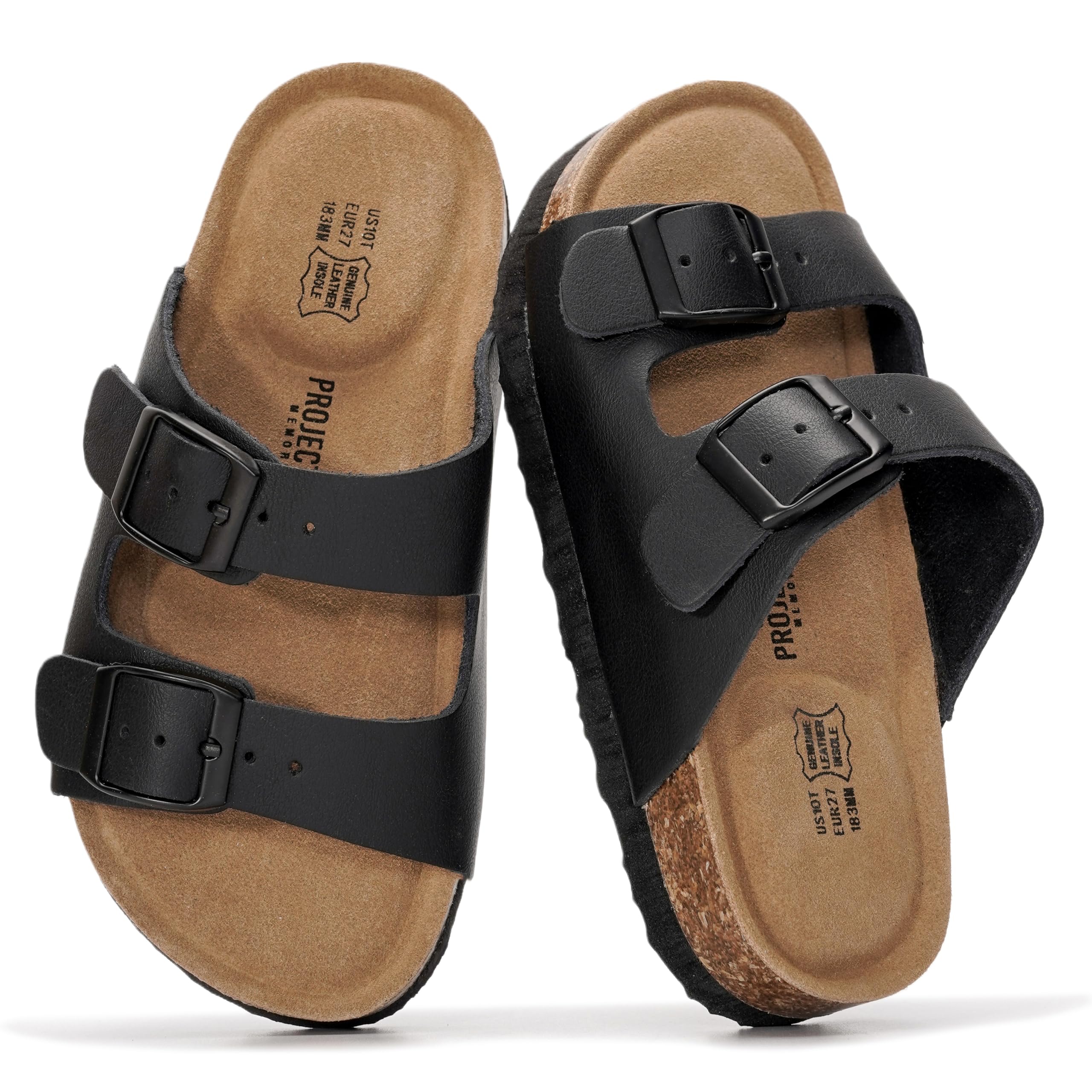 Project Cloud Kids | Genuine Leather Slides for Kids | Water Resistant | Lightweight | Non-Slip - Little Venita - Image 48