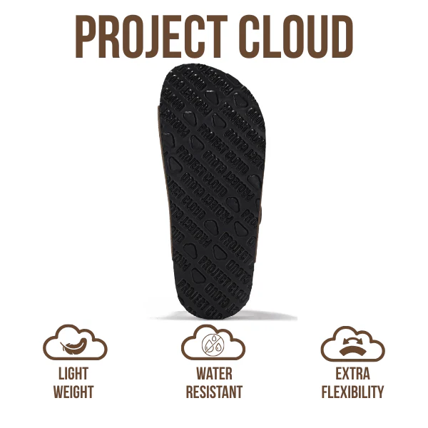 Project Cloud Kids | Genuine Leather Slides for Kids | Water Resistant | Lightweight | Non-Slip - Little Venita - Image 5