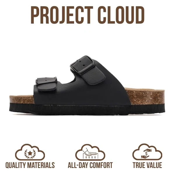 Project Cloud Kids | Genuine Leather Slides for Kids | Water Resistant | Lightweight | Non-Slip - Little Venita - Image 51