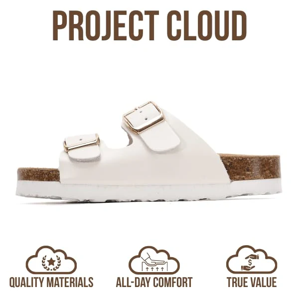 Project Cloud Kids | Genuine Leather Slides for Kids | Water Resistant | Lightweight | Non-Slip - Little Venita - Image 56