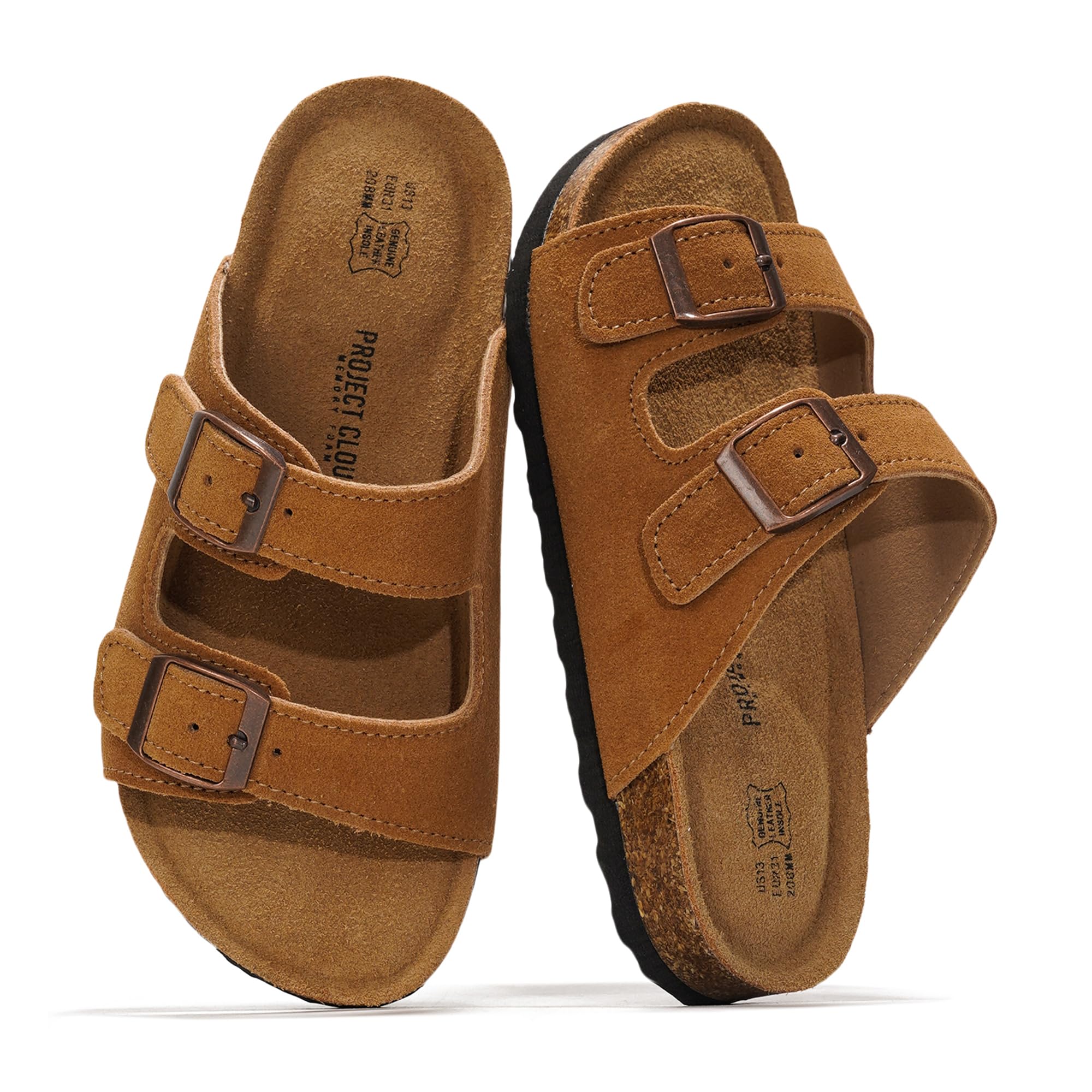 Project Cloud Kids | Genuine Leather Slides for Kids | Water Resistant | Lightweight | Non-Slip - Little Venita - Image 7
