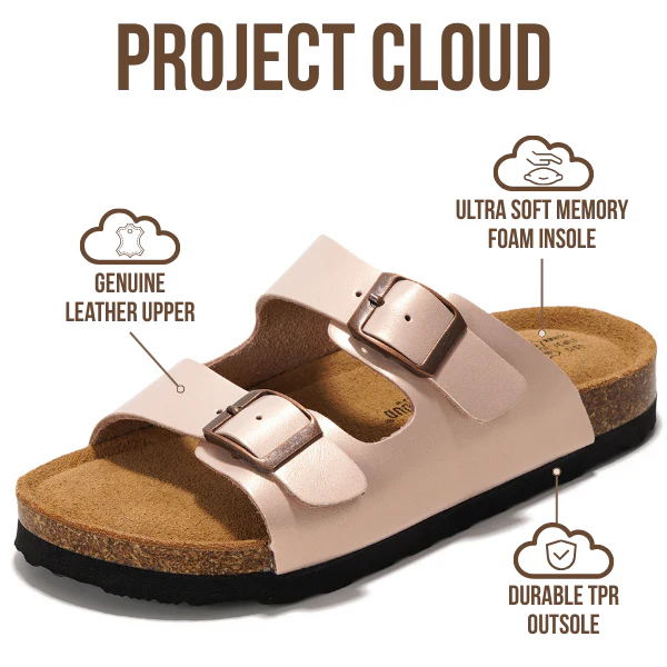 Project Cloud Kids | Genuine Leather Slides for Kids | Water Resistant | Lightweight | Non-Slip - Little Venita - Image 70