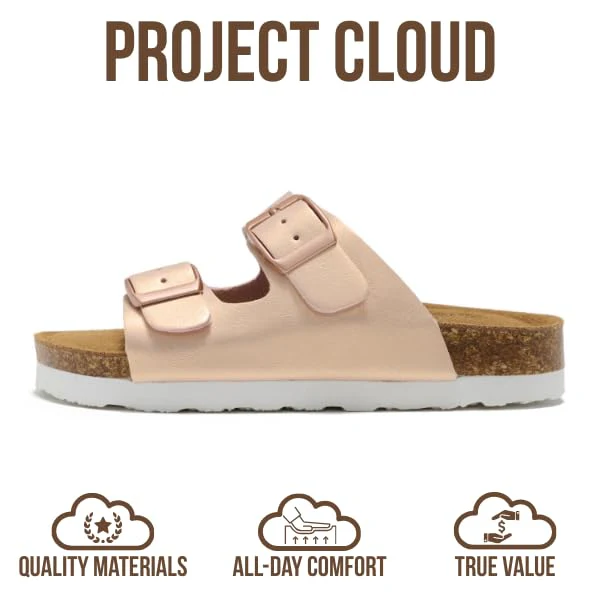 Project Cloud Kids | Genuine Leather Slides for Kids | Water Resistant | Lightweight | Non-Slip - Little Venita - Image 77