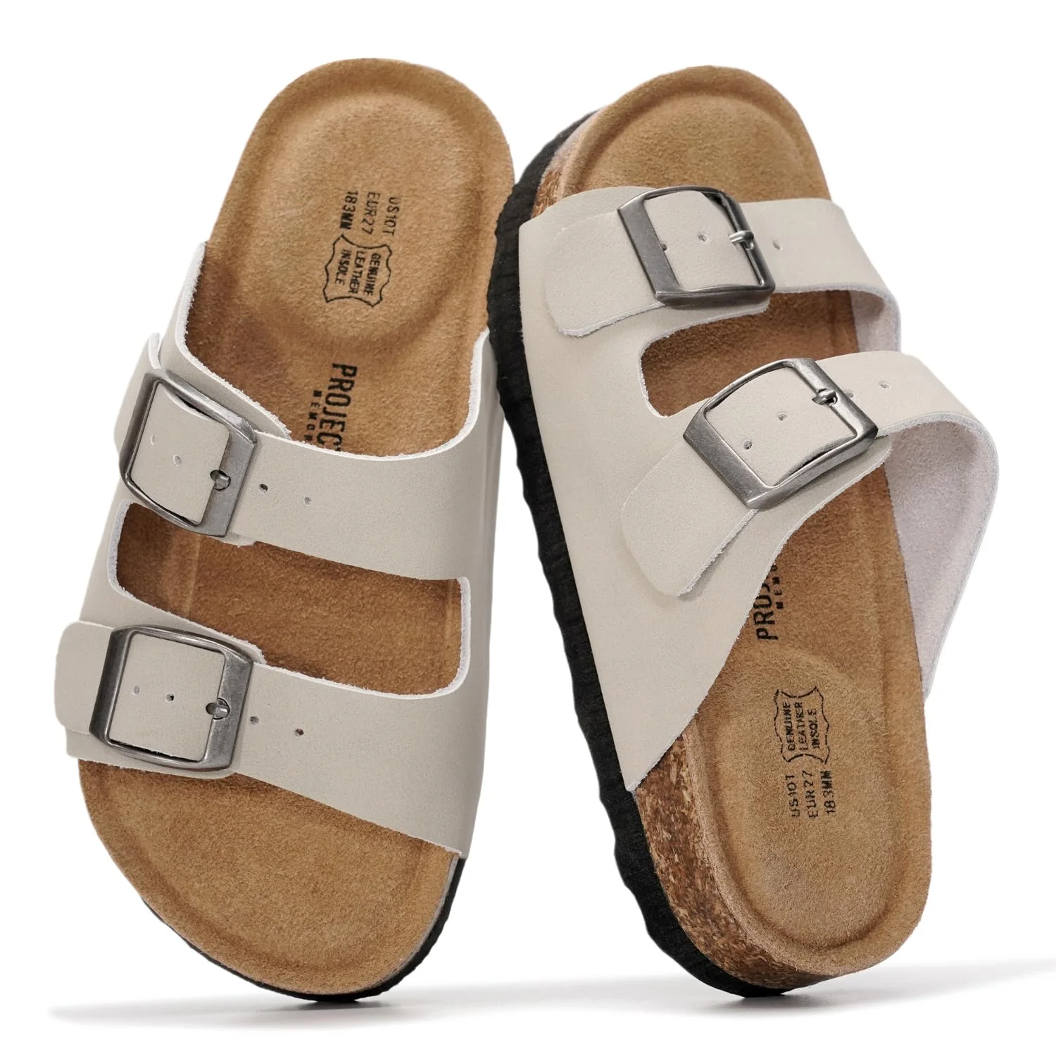 Project Cloud Kids | Genuine Leather Slides for Kids | Water Resistant | Lightweight | Non-Slip - Little Venita - Image 85