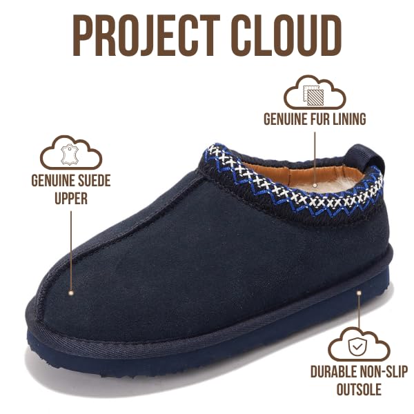 Project Cloud Kids | Australian Shearling Kids Slippers | ProjectPlush | Lightweight | Non-Slip - Dreamwarm - Image 38