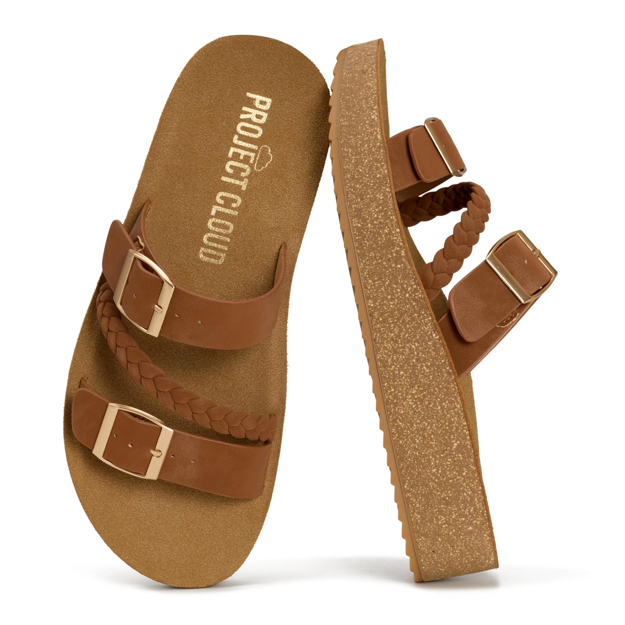 Project Cloud Women's | Eco-Crafted Leather Womens Summer Shoes | Lightweight | Non-Slip - Kreme - Image 10