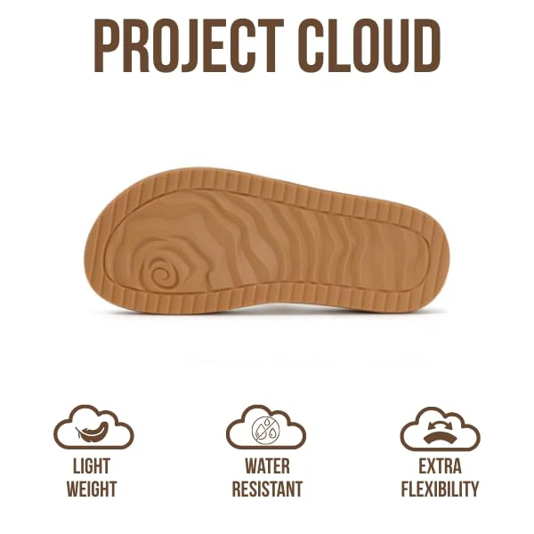 Project Cloud Women's | Eco-Crafted Leather Womens Summer Shoes | Lightweight | Non-Slip - Kreme - Image 20