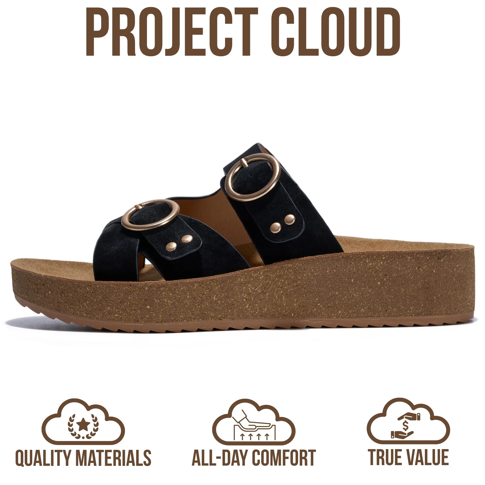 Project Cloud Women's | Eco-Crafted Leather Women's Summer Shoes | Lightweight | Non-Slip - Kristi - Image 14