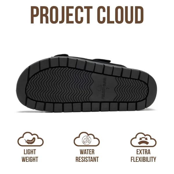 Project Cloud Women's | Genuine Leather Platform Sandals for Women | Plush & Soft Insole | Lightweight | Non-Slip - Lanura - Image 10