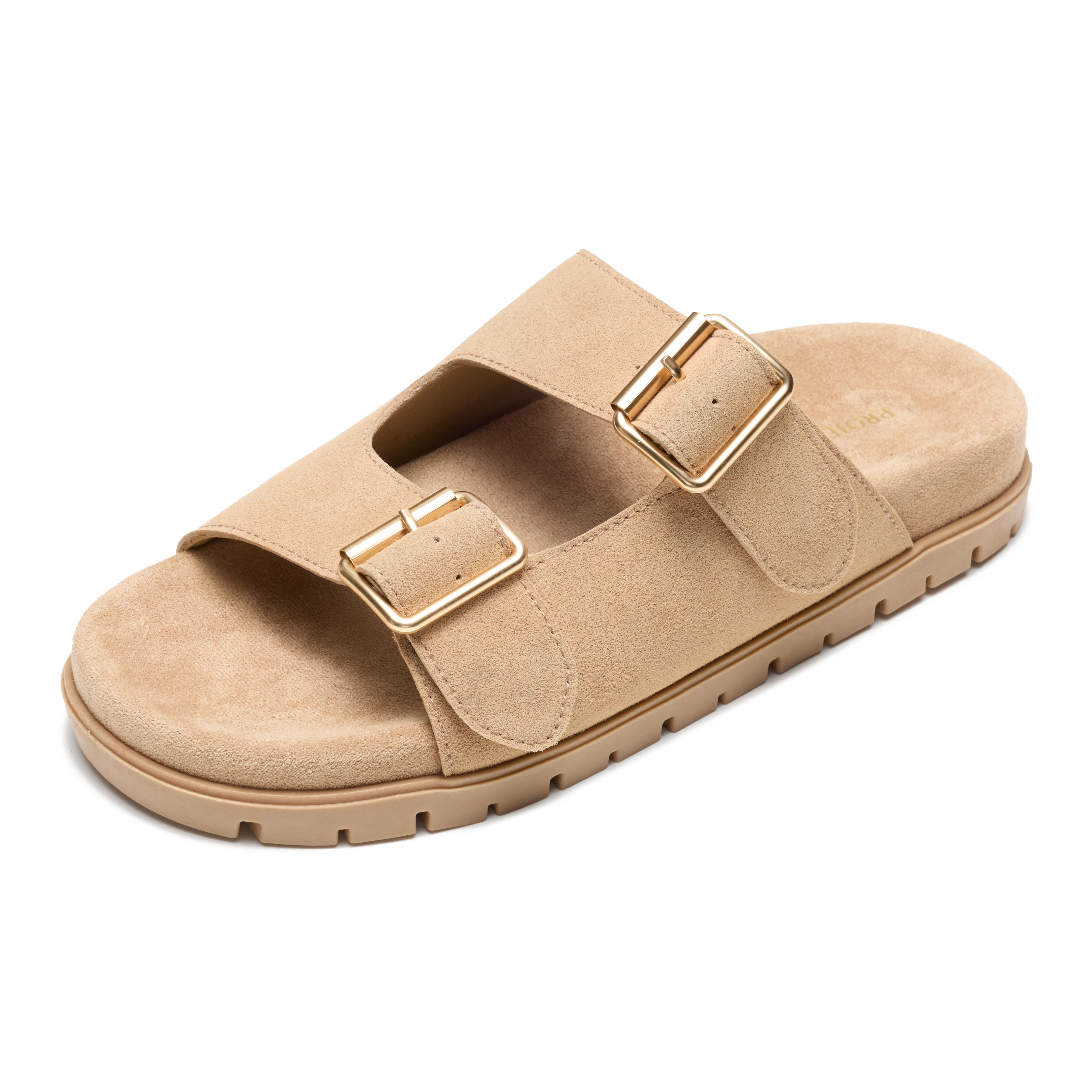 Project Cloud Women's | Genuine Leather Platform Sandals for Women | Plush & Soft Insole | Lightweight | Non-Slip - Lanura - Image 2