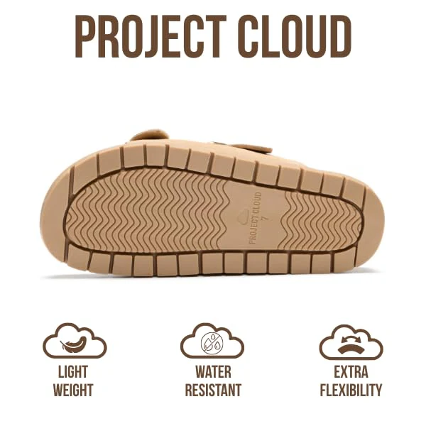 Project Cloud Women's | Genuine Leather Platform Sandals for Women | Plush & Soft Insole | Lightweight | Non-Slip - Lanura - Image 5