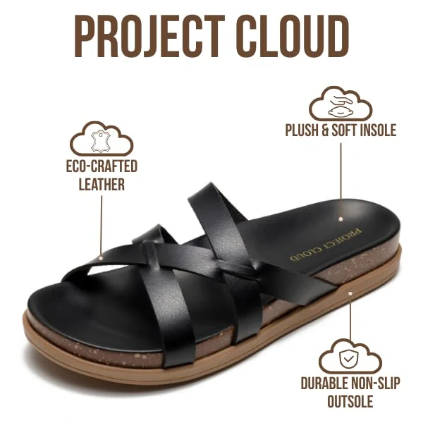 Project Cloud Summer Slides for Women 2026 | Plush and Soft Insole | Lightweight | Non-Slip - Lasso - Image 8