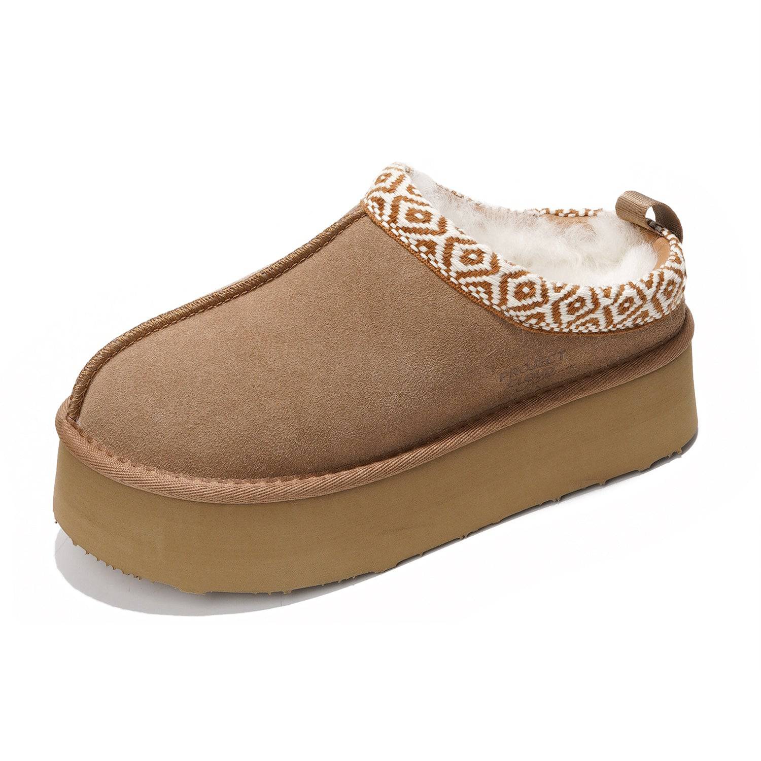 Project Cloud Women's | 100% Genuine Leather Slippers for Women | Memory Foam | Lightweight | Non-Slip - Sayre - Image 14