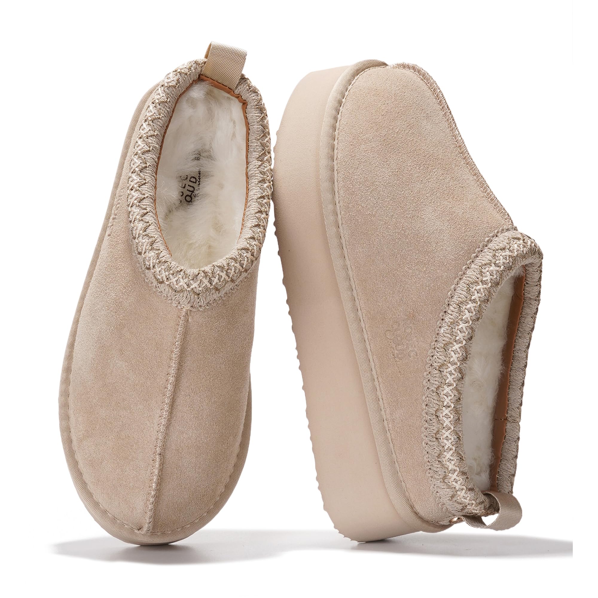 Project Cloud Women's | 100% Genuine Leather Slippers for Women | Memory Foam | Lightweight | Non-Slip - Sayre - Image 19