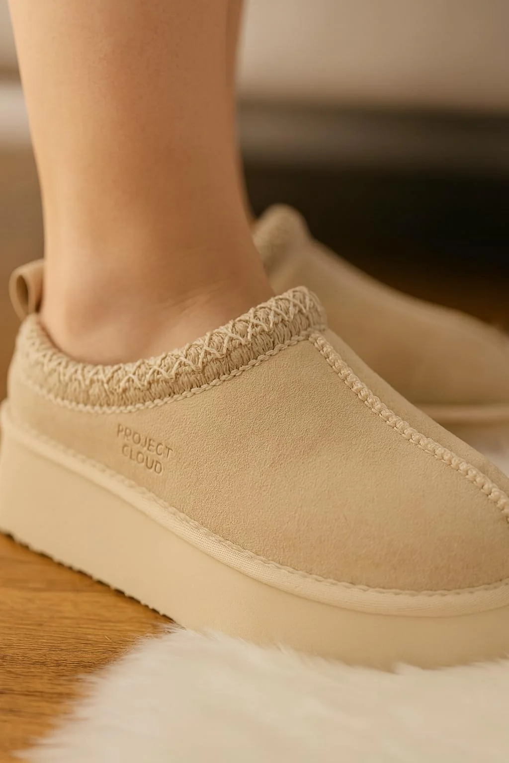 Project Cloud Women's | 100% Genuine Leather Slippers for Women | Memory Foam | Lightweight | Non-Slip - Sayre - Image 24