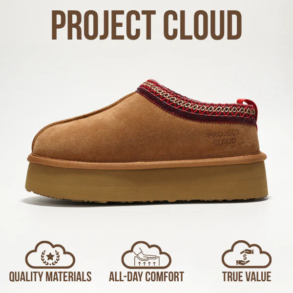 Project Cloud Women's | 100% Genuine Leather Slippers for Women | Memory Foam | Lightweight | Non-Slip - Sayre - Image 4