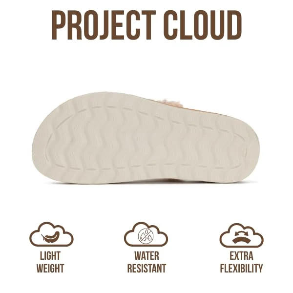 Project Cloud Women's | Womens Buckle Sandals | Plush and Soft Insole | Lightweight | Non-Slip - Light - Image 10