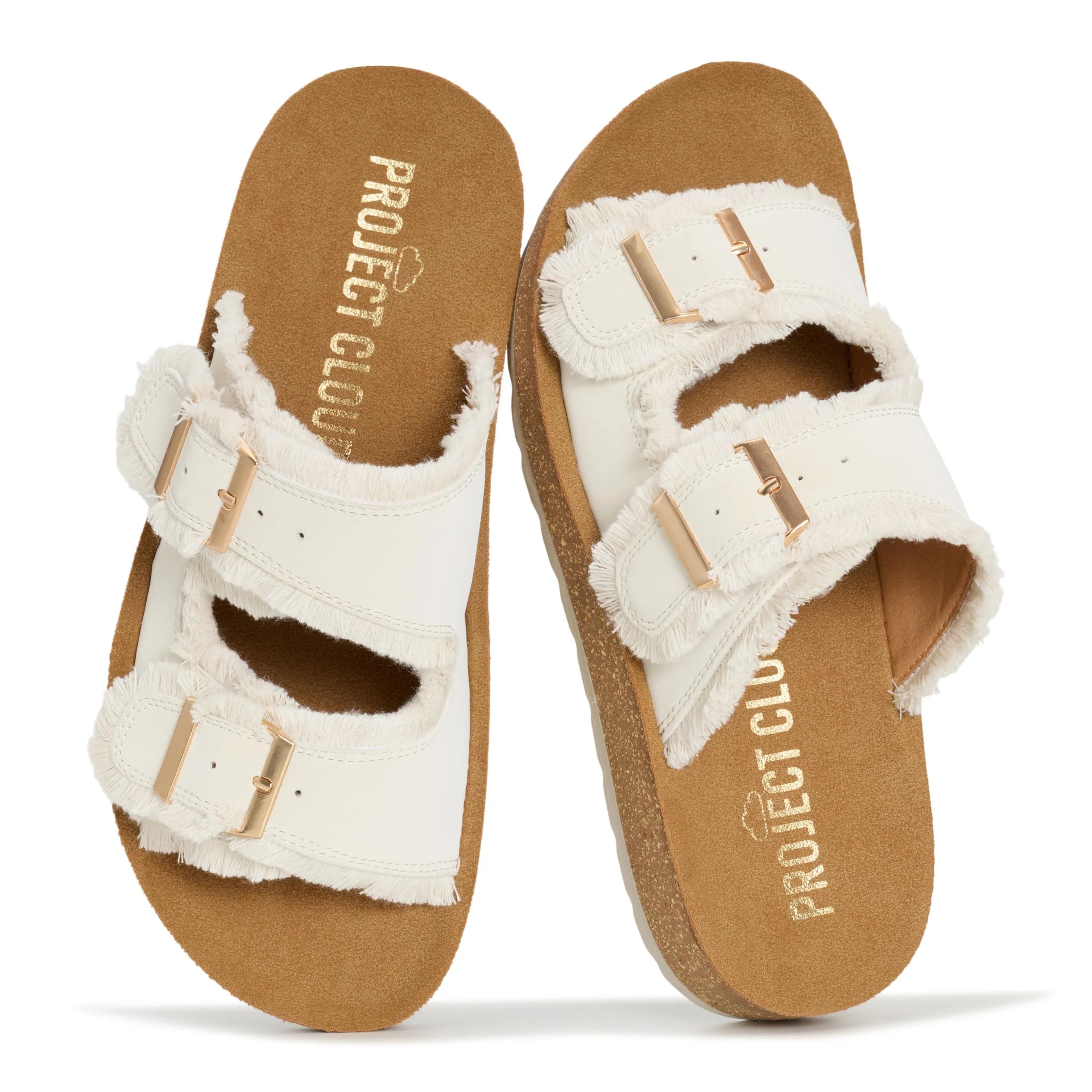 Project Cloud Women's | Womens Buckle Sandals | Plush and Soft Insole | Lightweight | Non-Slip - Light - Image 11