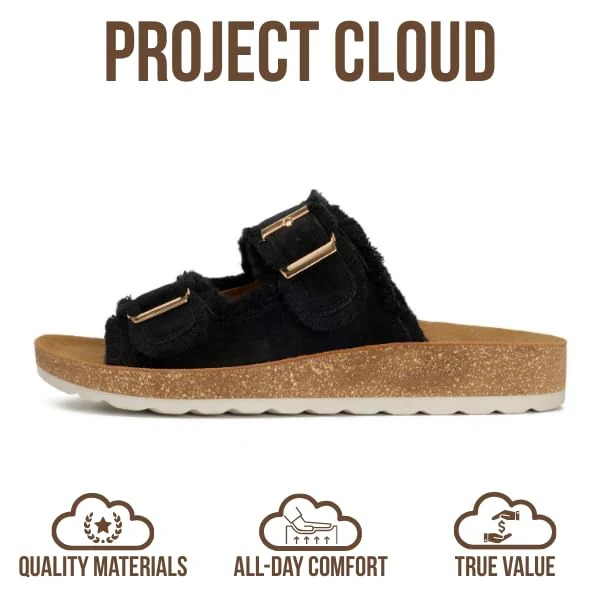 Project Cloud Women's | Womens Buckle Sandals | Plush and Soft Insole | Lightweight | Non-Slip - Light - Image 24