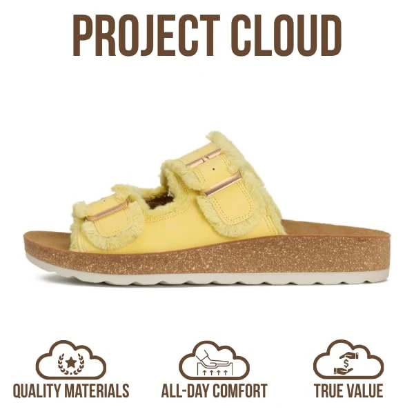 Project Cloud Women's | Womens Buckle Sandals | Plush and Soft Insole | Lightweight | Non-Slip - Light - Image 29