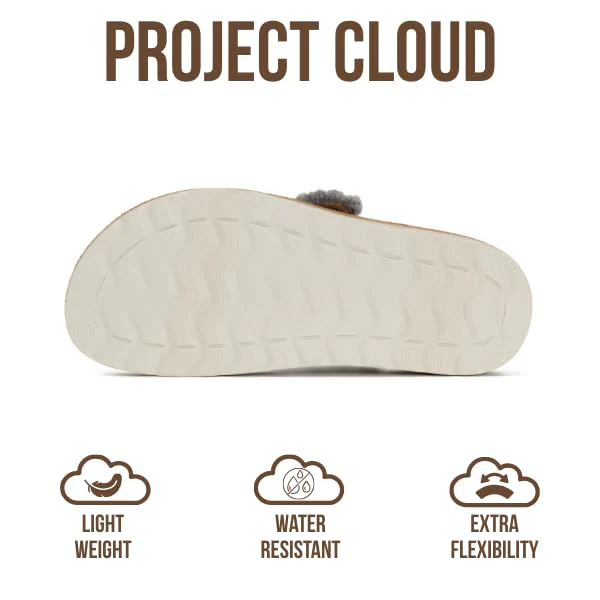 Project Cloud Women's | Womens Buckle Sandals | Plush and Soft Insole | Lightweight | Non-Slip - Light - Image 5