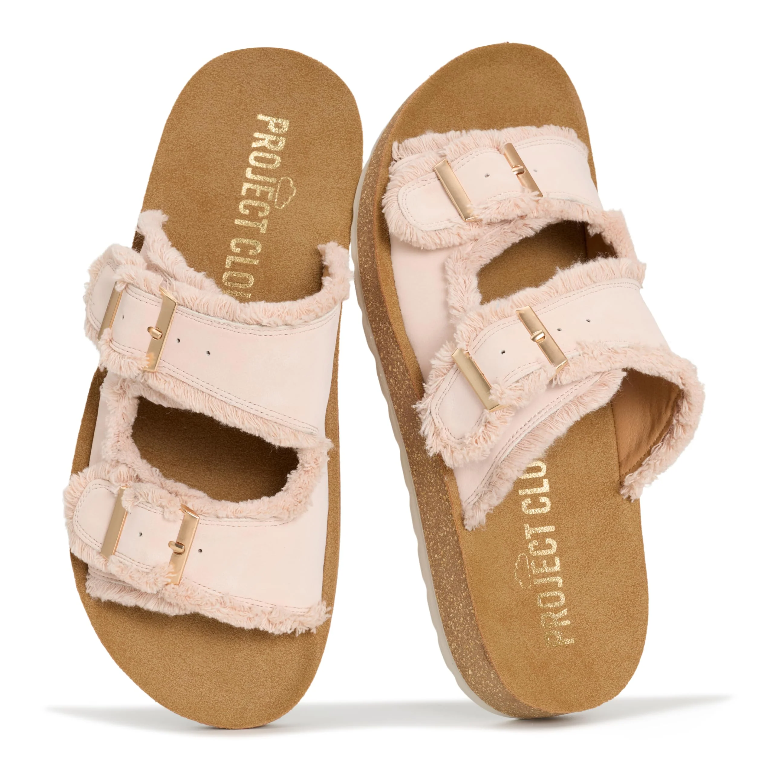 Project Cloud Women's | Womens Buckle Sandals | Plush and Soft Insole | Lightweight | Non-Slip - Light - Image 6
