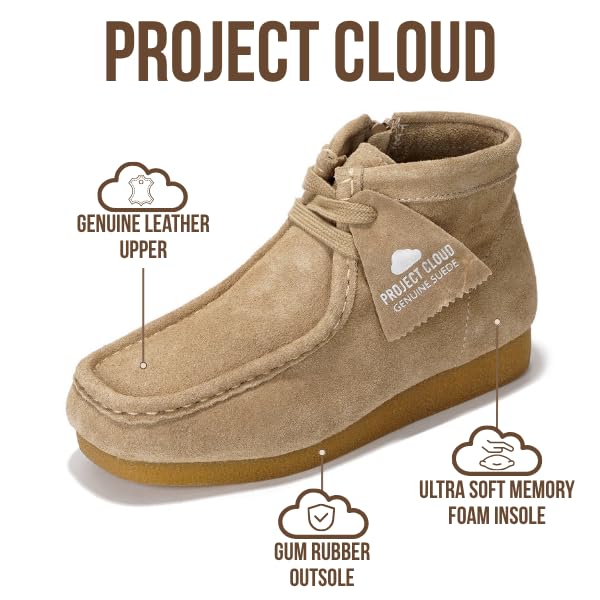 Project Cloud Kids | Genuine Leather Ankle Boots | Lightweight | Water Resistant | Non-Slip - LilWallyBoot - Image 3