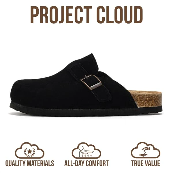 Project Cloud Kids | Genuine Leather Clogs | Memory Foam | Lightweight | Non-Slip - Little Benton - Image 16