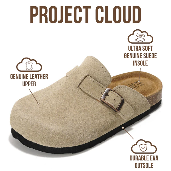 Project Cloud Kids | Genuine Leather Clogs | Memory Foam | Lightweight | Non-Slip - Little Benton - Image 27