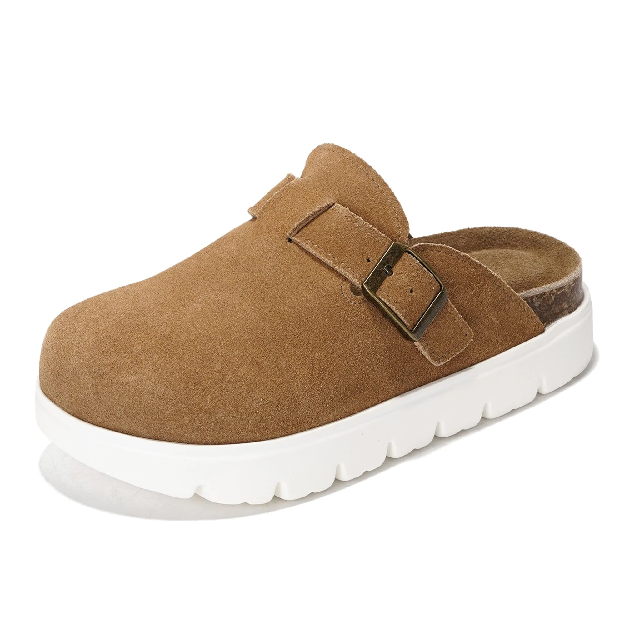 Project Cloud Kids | 100% Genuine Leather Clogs | Memory Foam | Lightweight | Non-Slip - Little BentonChunky - Image 14