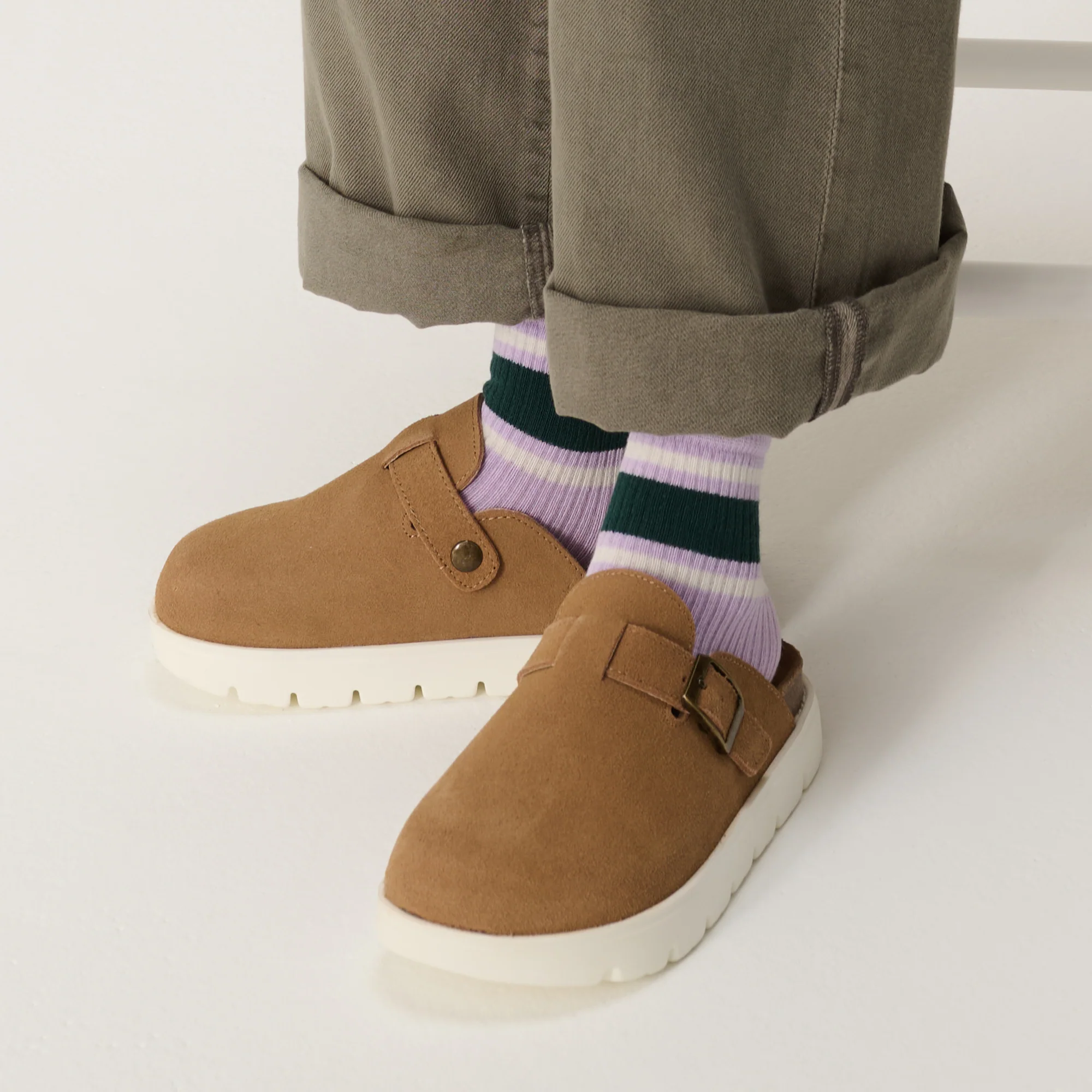 Project Cloud Kids | 100% Genuine Leather Clogs | Memory Foam | Lightweight | Non-Slip - Little BentonChunky - Image 18