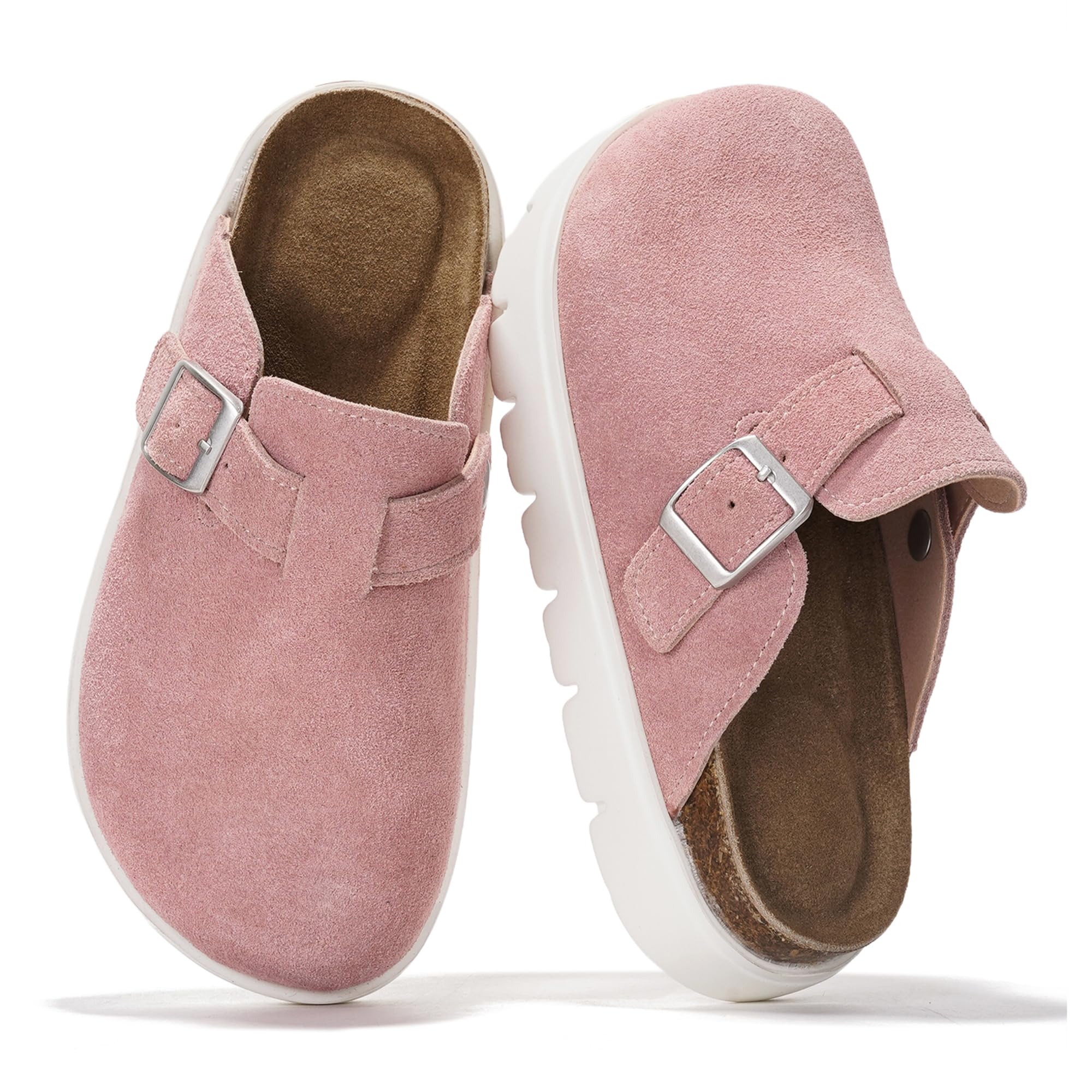 Project Cloud Kids | 100% Genuine Leather Clogs | Memory Foam | Lightweight | Non-Slip - Little BentonChunky - Image 19
