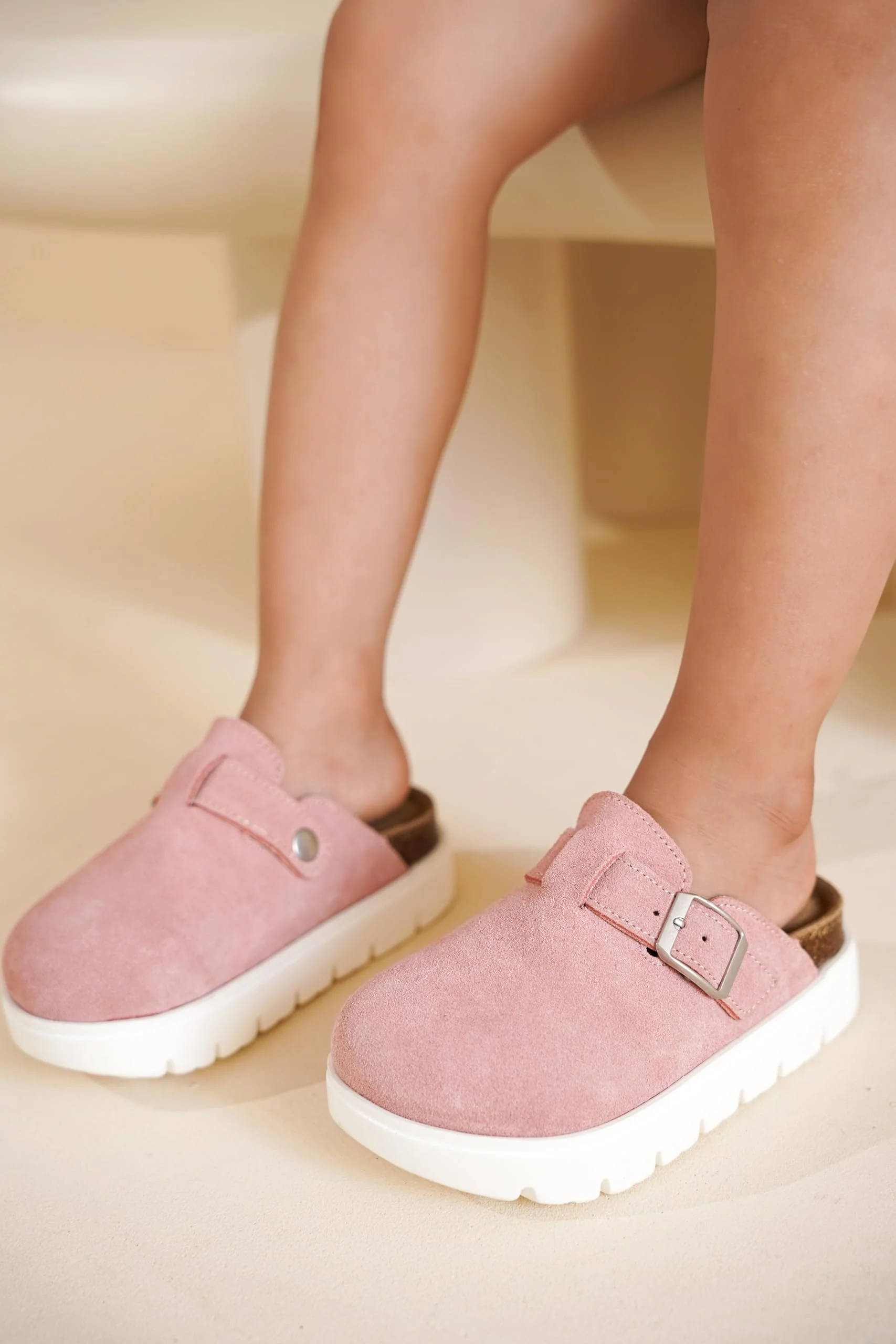 Project Cloud Kids | 100% Genuine Leather Clogs | Memory Foam | Lightweight | Non-Slip - Little BentonChunky - Image 24