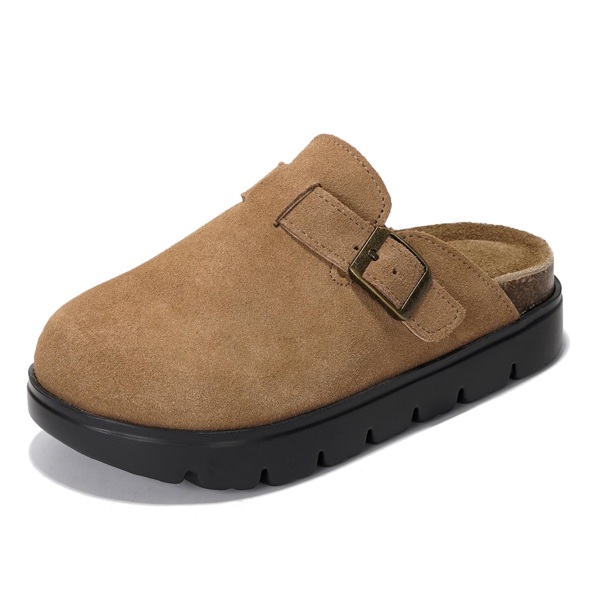Project Cloud Kids | 100% Genuine Leather Clogs | Memory Foam | Lightweight | Non-Slip - Little BentonChunky - Image 26