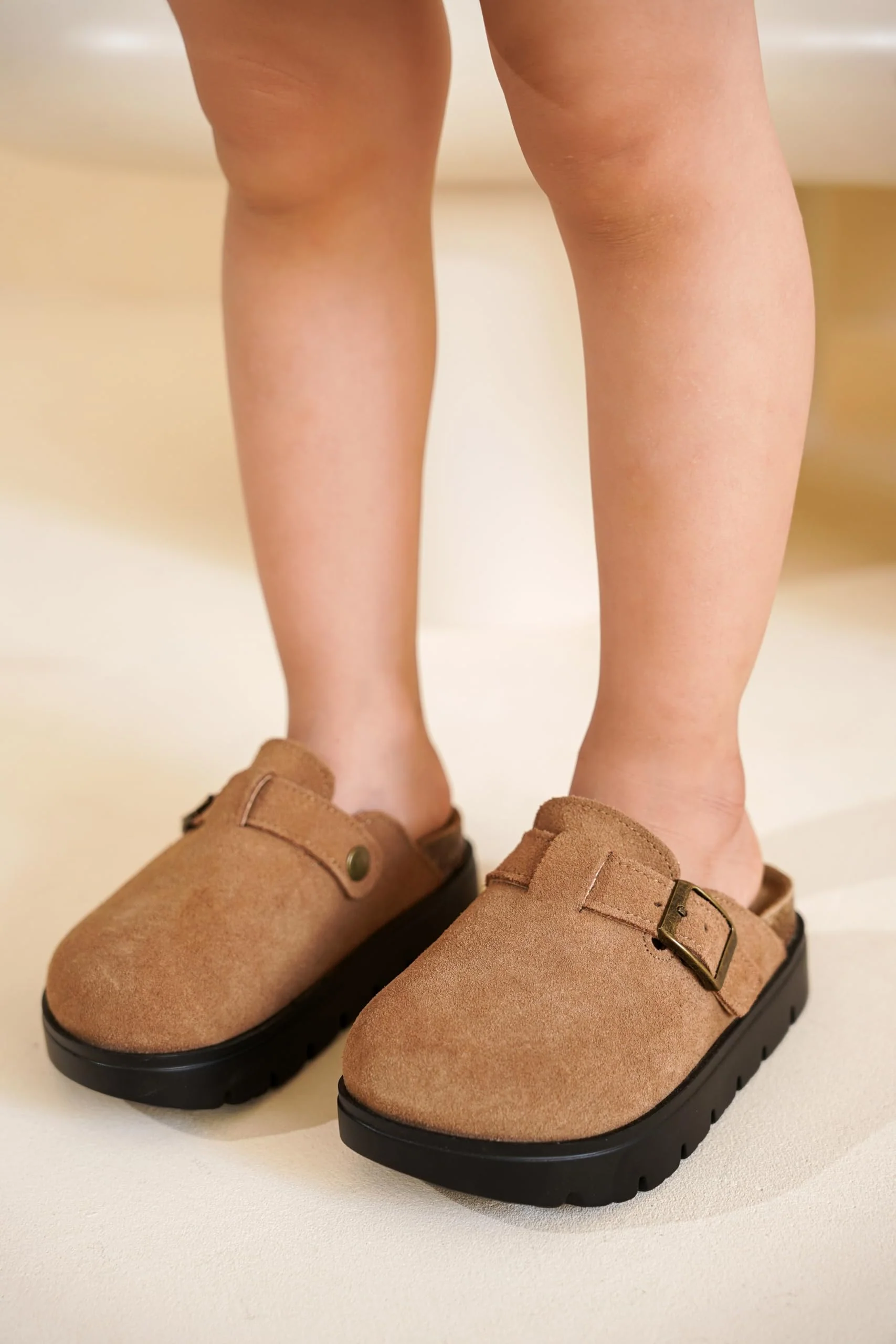 Project Cloud Kids | 100% Genuine Leather Clogs | Memory Foam | Lightweight | Non-Slip - Little BentonChunky - Image 30