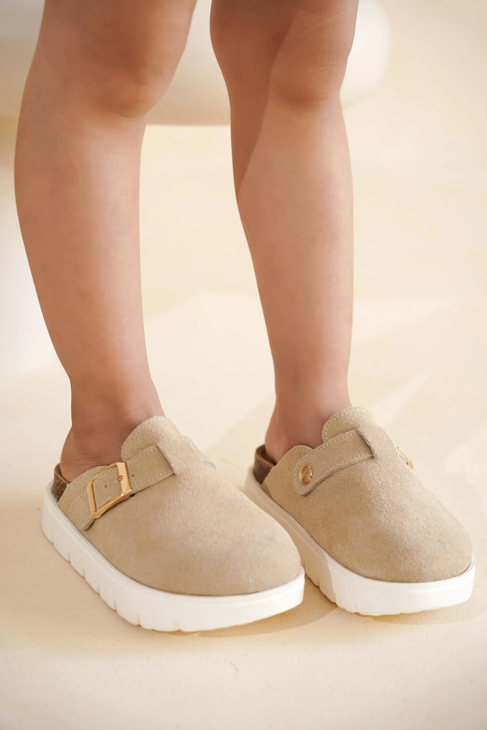 Project Cloud Kids | 100% Genuine Leather Clogs | Memory Foam | Lightweight | Non-Slip - Little BentonChunky - Image 6