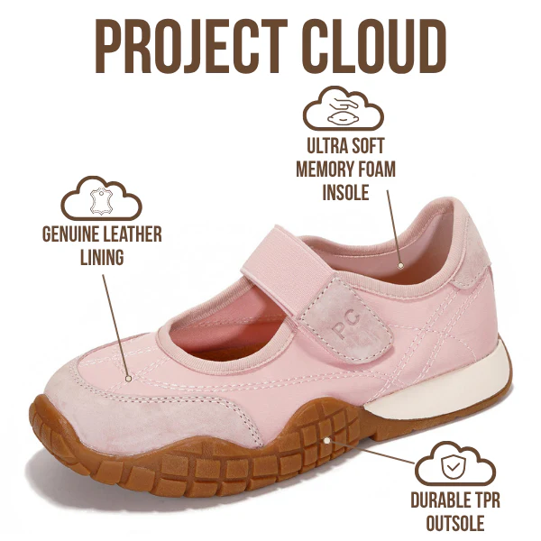 Project Cloud Kids | Comfortable Sneakers | Memory Foam | Lightweight | Non-Slip - Little Donna - Image 3