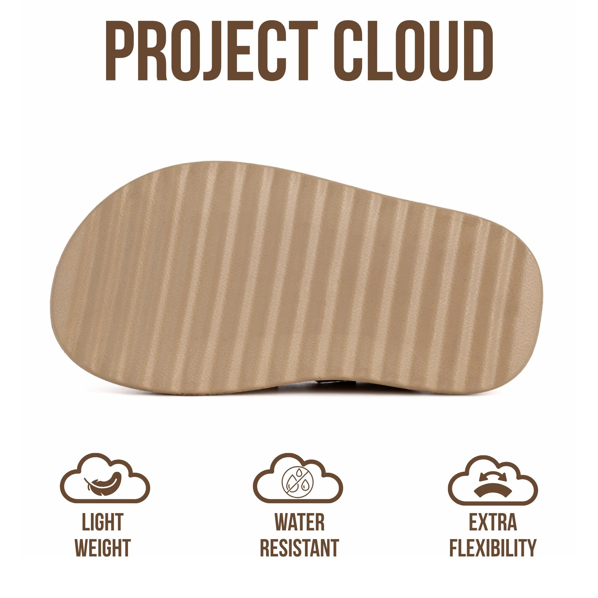 Project Cloud Kids Sandals | Girls Slides for All-Day Comfort | Plush & Soft Insole | Lightweight | Non-Slip - Little Flowy - Image 5