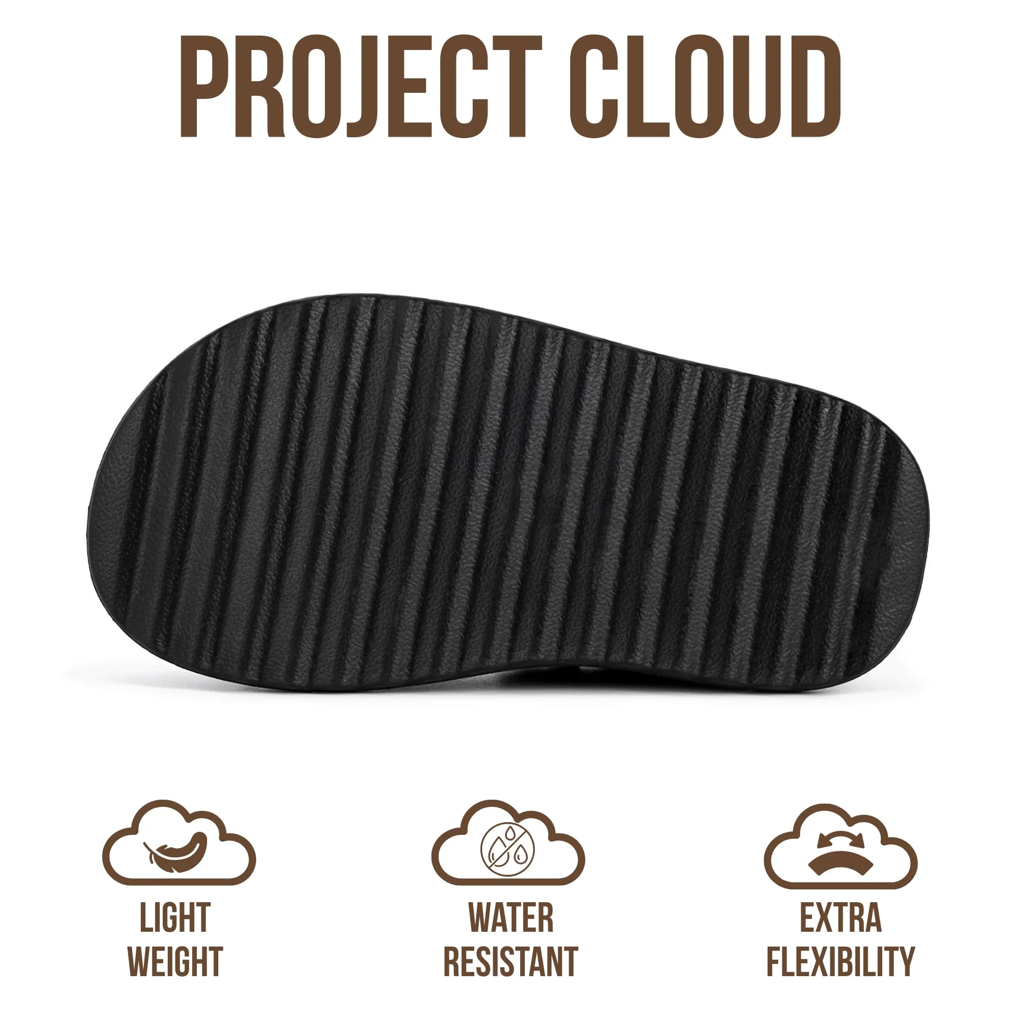 Project Cloud Kids Sandals | Adjustable Straps Kids Sandals | Plush & Soft Insole | Lightweight | Non-Slip - Little Goldie - Image 15