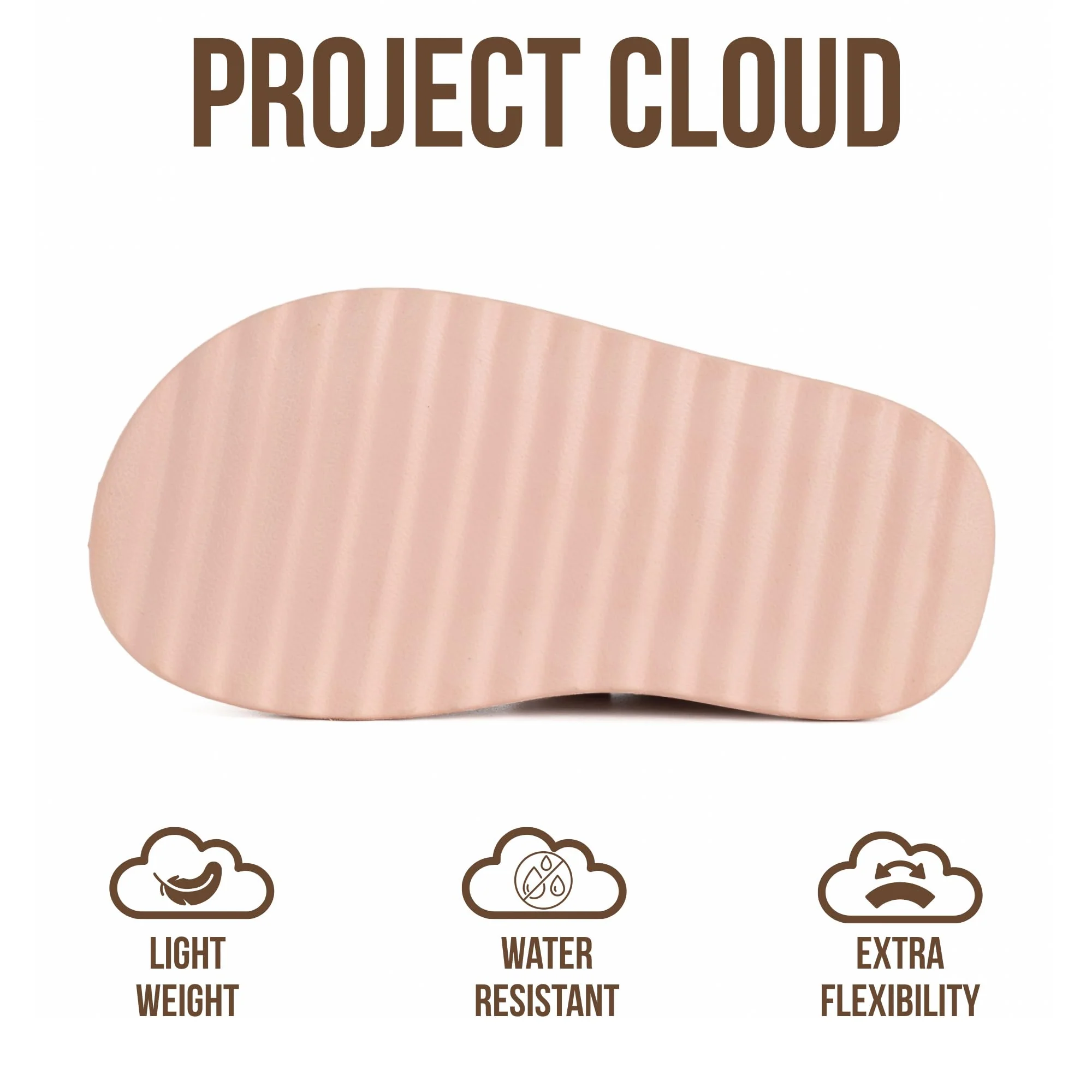 Project Cloud Kids Sandals | Adjustable Straps Kids Sandals | Plush & Soft Insole | Lightweight | Non-Slip - Little Goldie - Image 20