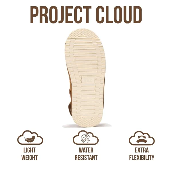Project Cloud Kids | Genuine Suede Clogs with Back strap | Lightweight | Non-Slip - Little Goldstar - Image 17