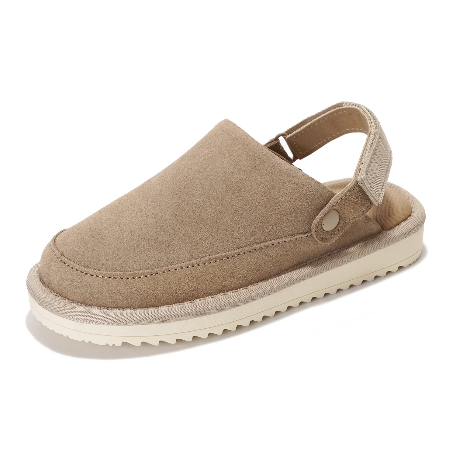 Project Cloud Kids | Genuine Suede Clogs with Back strap | Lightweight | Non-Slip - Little Goldstar - Image 20