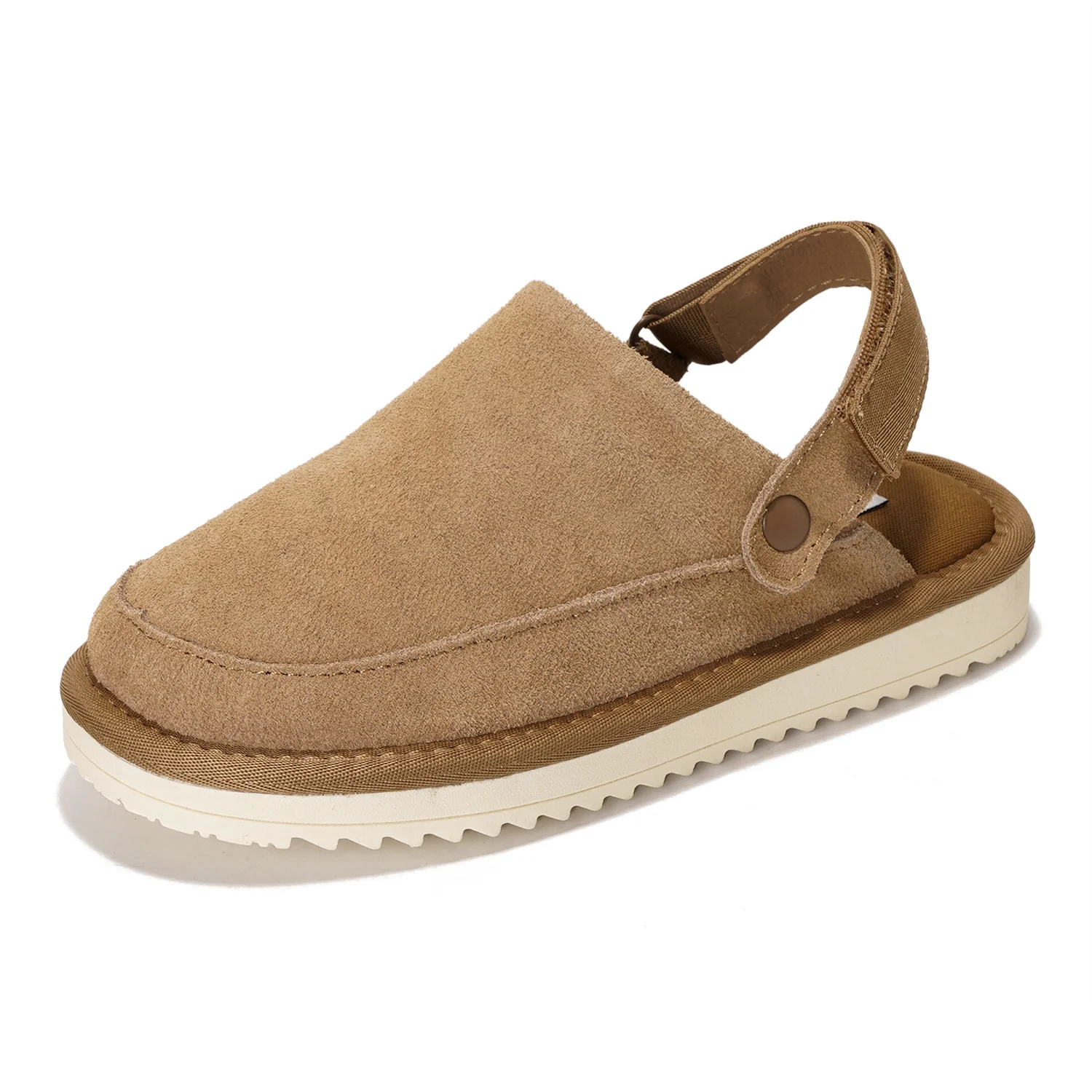 Project Cloud Kids | Genuine Suede Clogs with Back strap | Lightweight | Non-Slip - Little Goldstar - Image 26