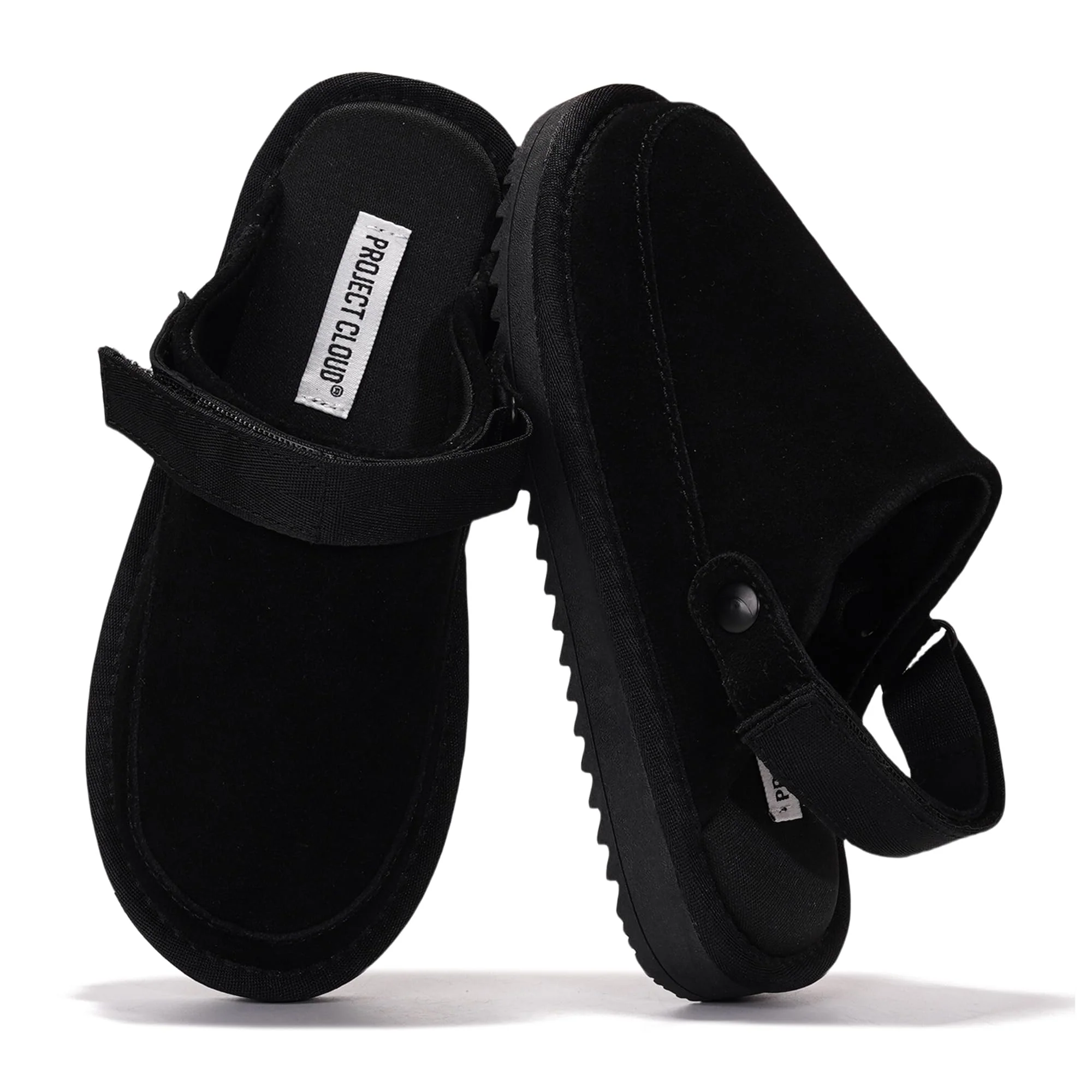 Project Cloud Kids | Genuine Suede Clogs with Back strap | Lightweight | Non-Slip - Little Goldstar - Image 7