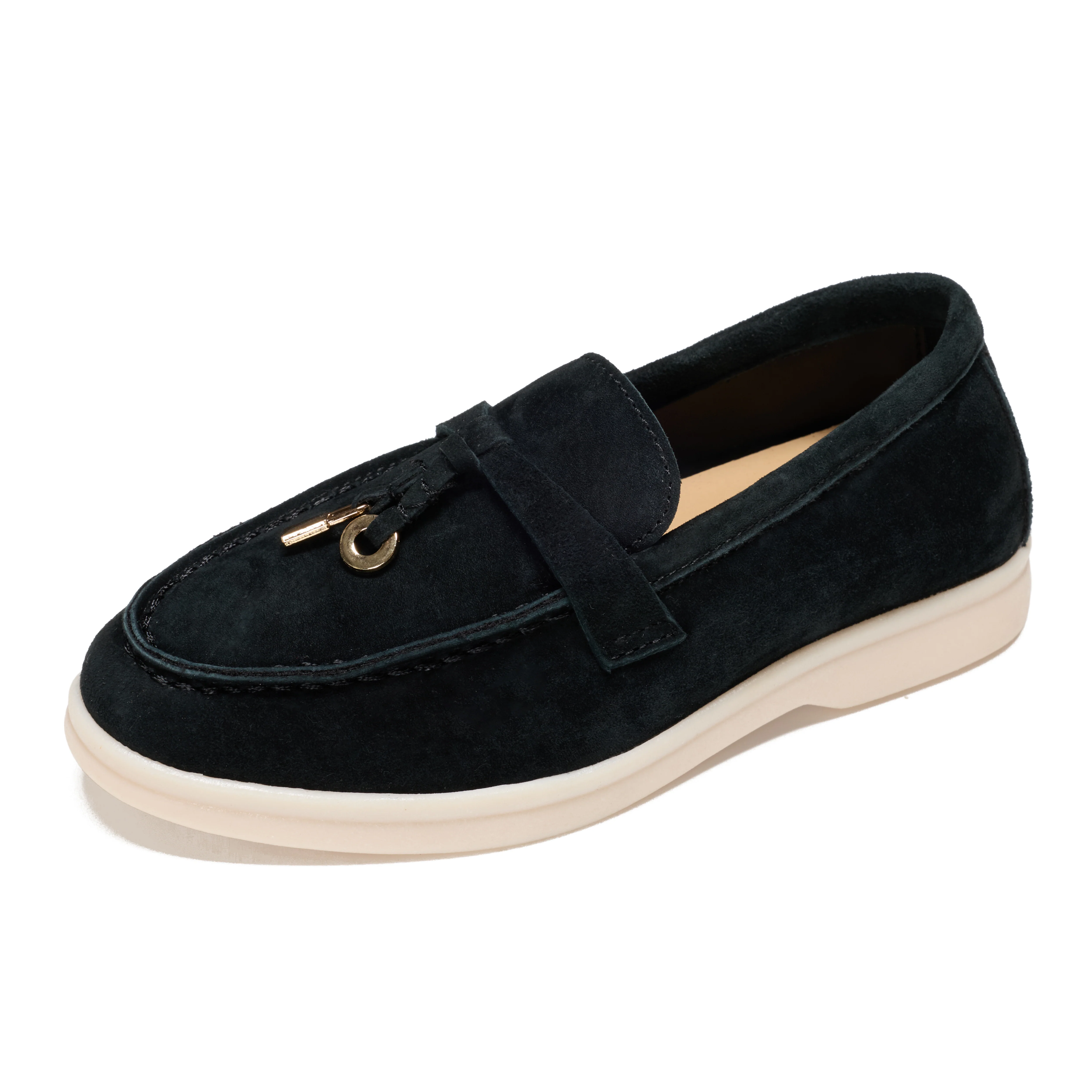 Project Cloud Kids Genuine Leather Girls Shoes Loafer | Memory Foam | Lightweight | Non-Slip - Little Iris - Image 7