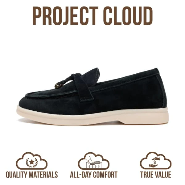 Project Cloud Kids Genuine Leather Girls Shoes Loafer | Memory Foam | Lightweight | Non-Slip - Little Iris - Image 9